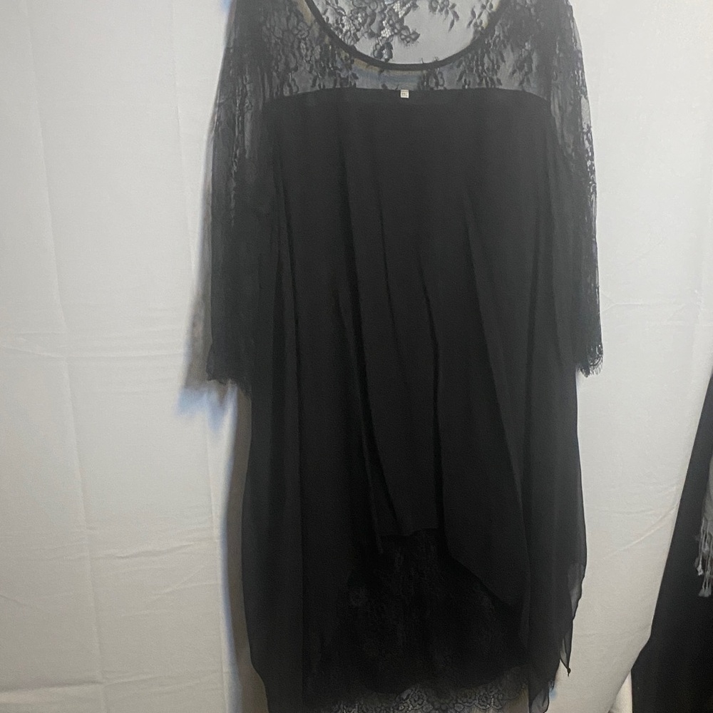 Elegant Black Lace Dress